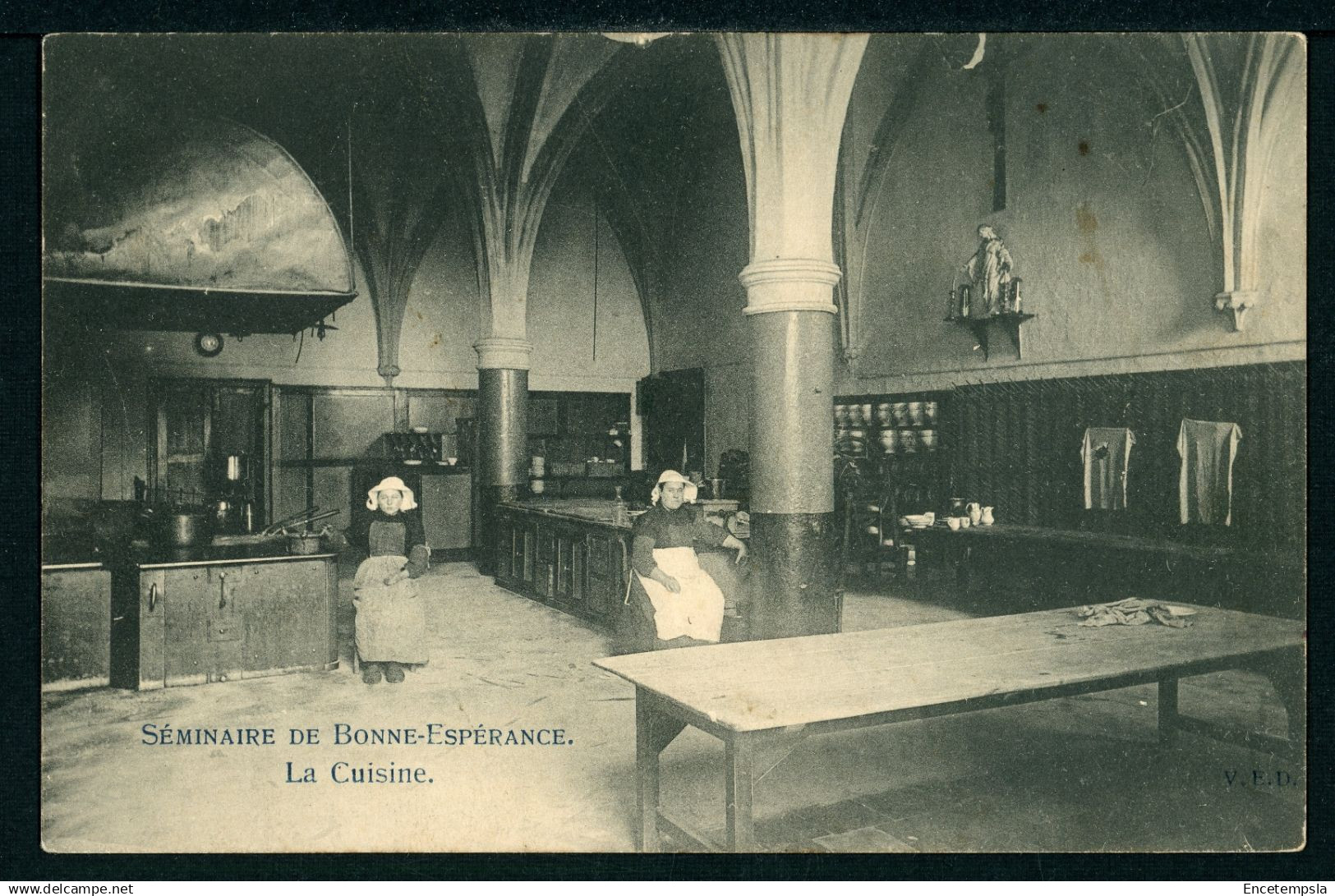 Carte Postale - Belgique - Séminaire de la Bonne Espérance - La Cuisine (CP26563)