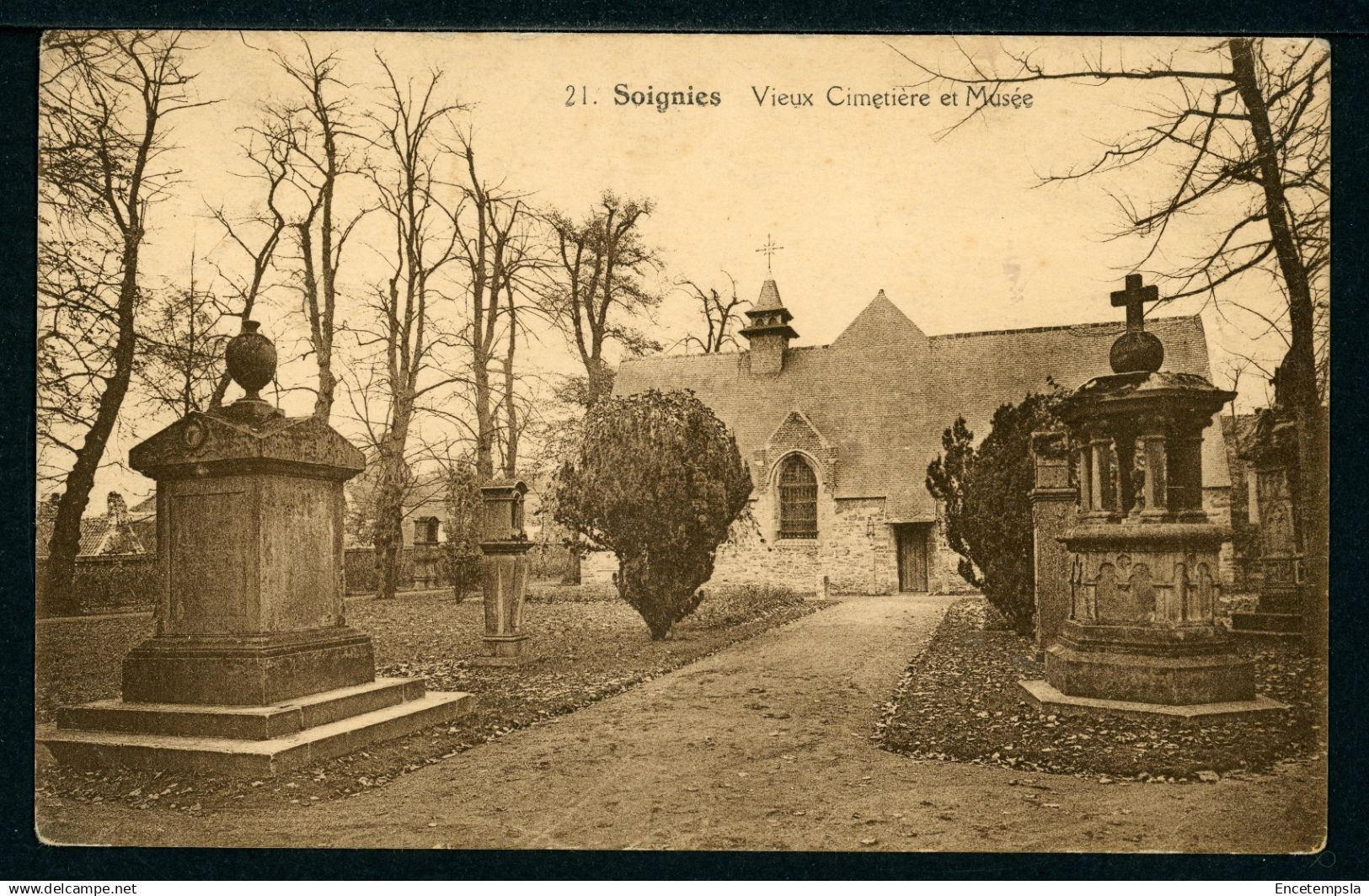 Carte Postale - Belgique - Soignies - Vieux Cimetière et Musée (CP26042)