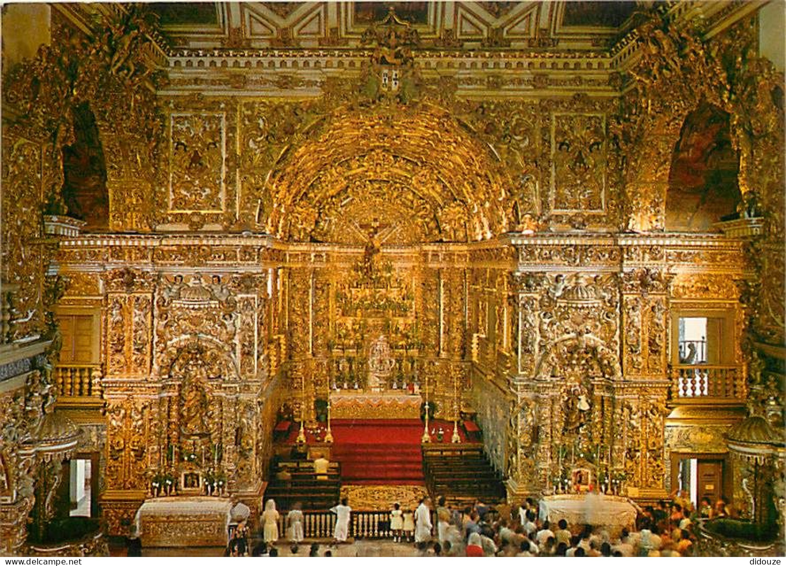 Carte Postale - Brésil - Brasil - Salvador de Bahia - Igreja de Sao Francisco - Altar Mar - Sao Francisco Church - High