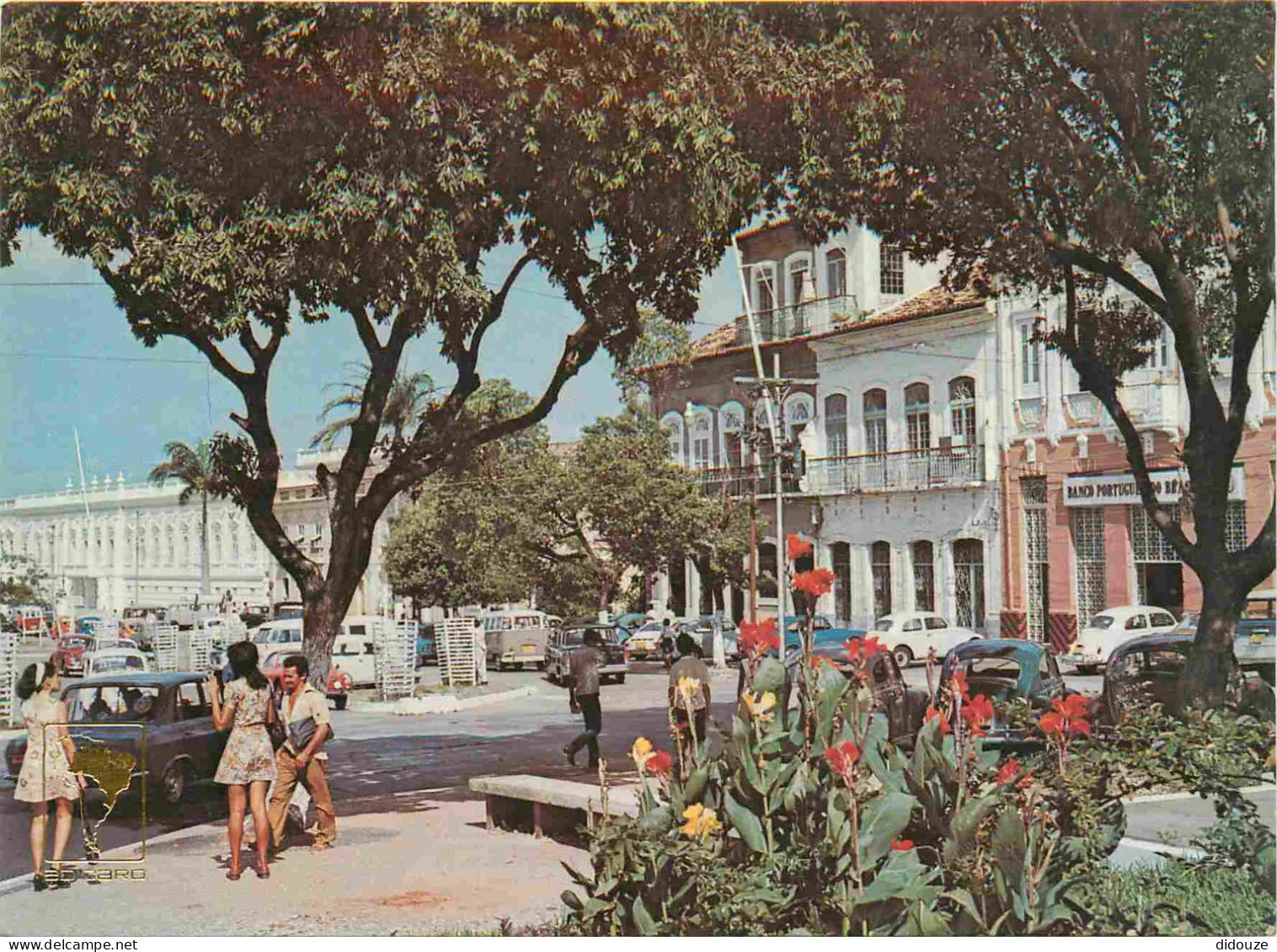 Carte Postale - Brésil - São luís - Avenida dom pedro ii - Automobiles - CPM - Voir Scans Recto-Verso