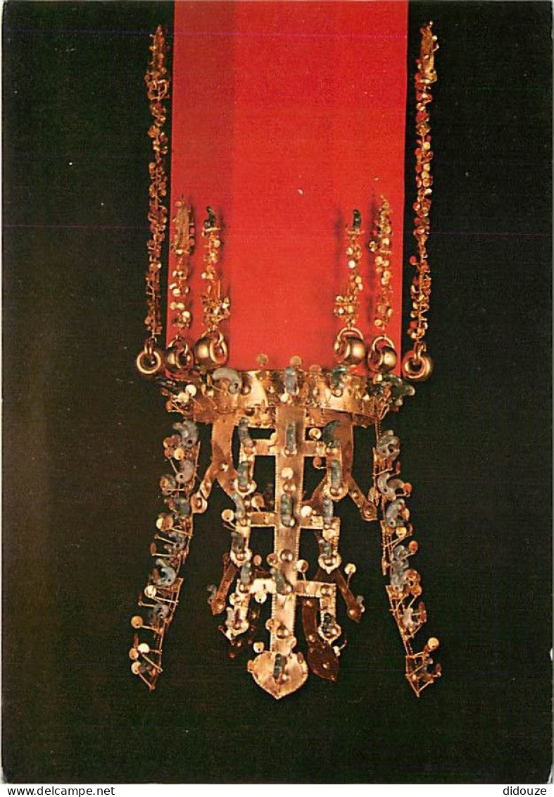 Carte Postale - Corée du Sud - Gold Crown with pendants - From Hwangnamdaichong Tomb North mound - Kyongju - Antiquité -