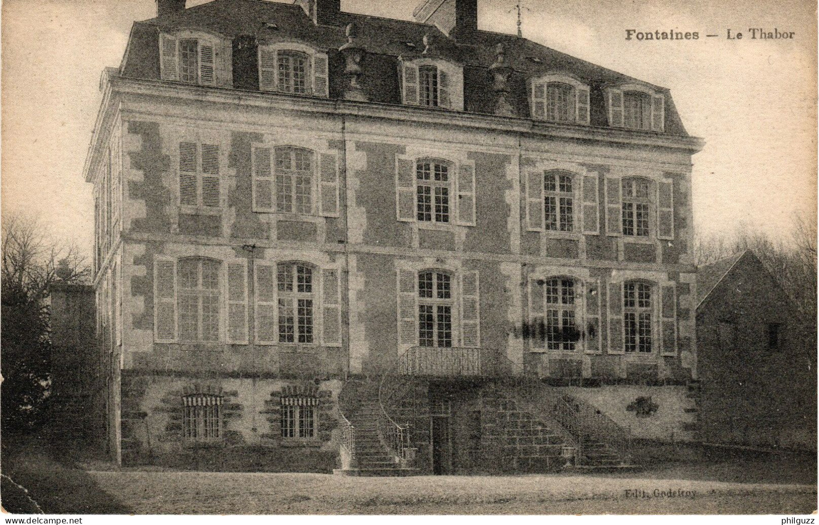 CARTE POSTALE CPA 89 FONTAINES LE THABOR Edit Godefroy