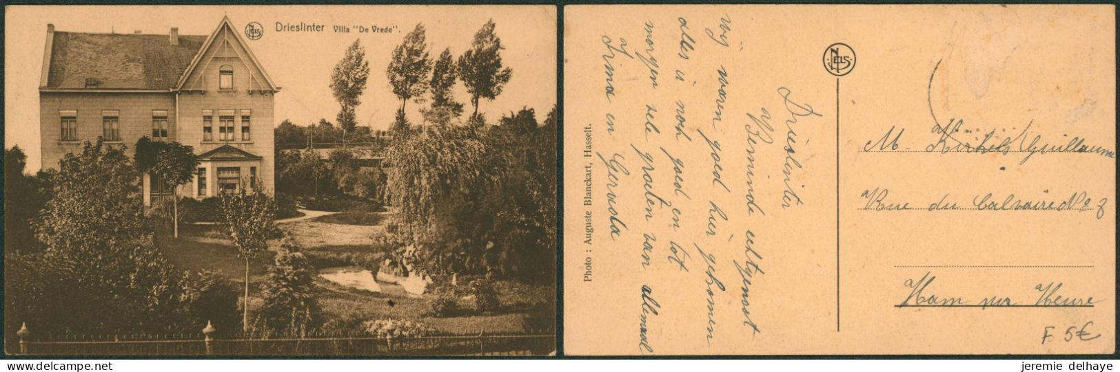 Carte postale - Drieslinter villa "De Vrede"