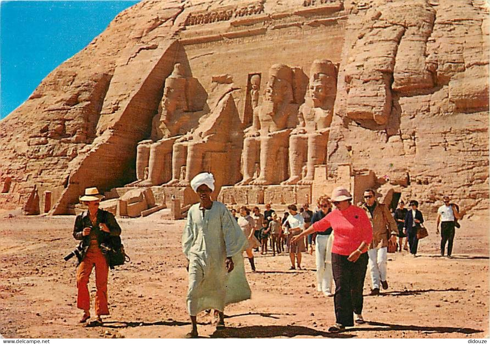 Carte Postale - Egypte - Temples d'Abou Simbel - Abu Simbel - Abou Simbel Rock Temple of Ramses II - Partial View of the