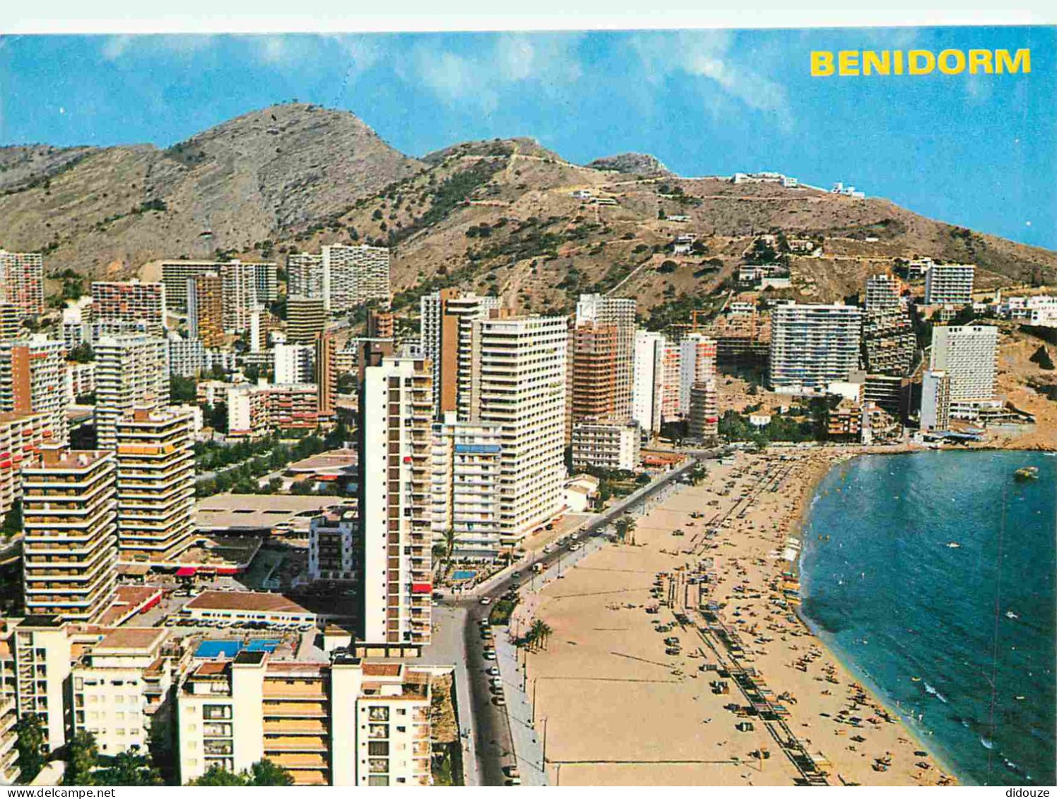 Carte Postale - Espagne - Espana - Comunidad Valenciana - Benidorm - Vista General - Vue Générale - immeubles - architec
