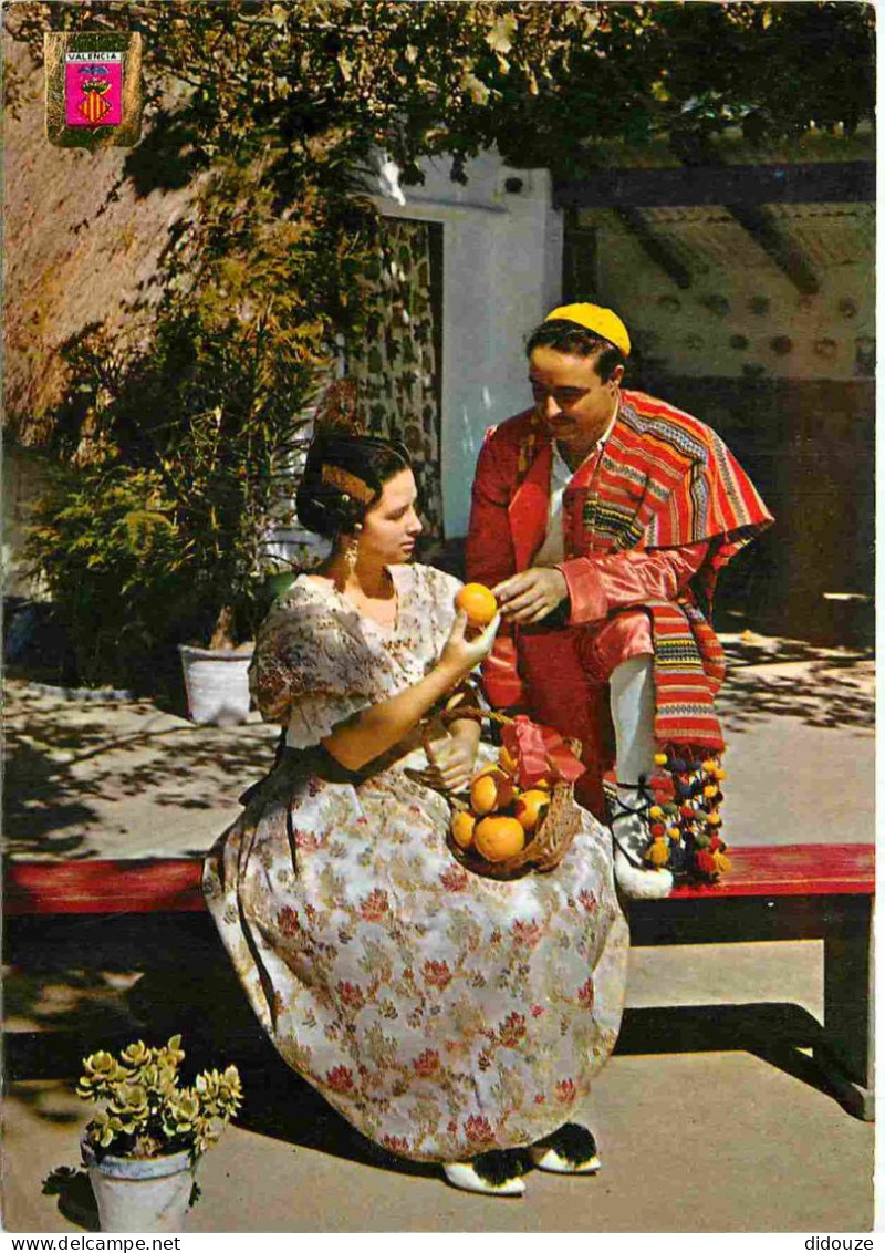 Carte Postale - Espagne - Espana - Comunidad Valenciana - Valencia - Pareja valenciana - Couple - Folklore - CPM - Voir