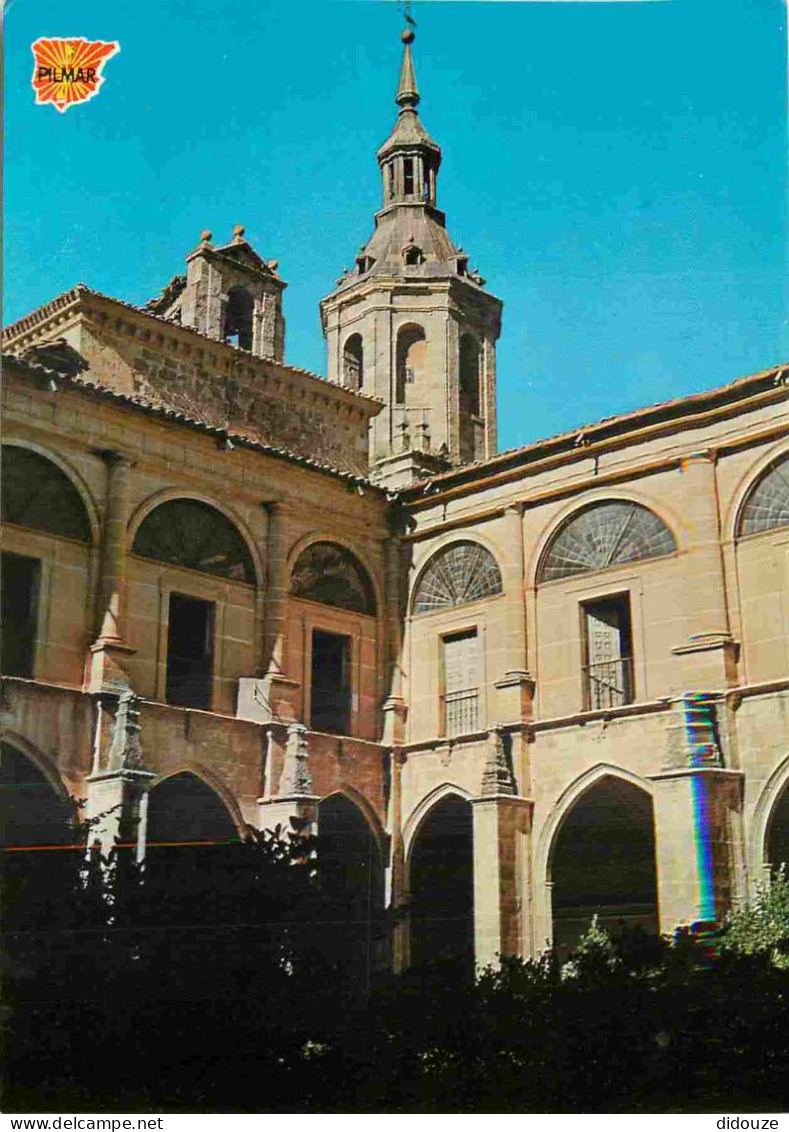 Carte Postale - Espagne - Espana - La Rioja - Logrono - San Millan de la Cogolia - Patio interior - Cour intérieure - CP