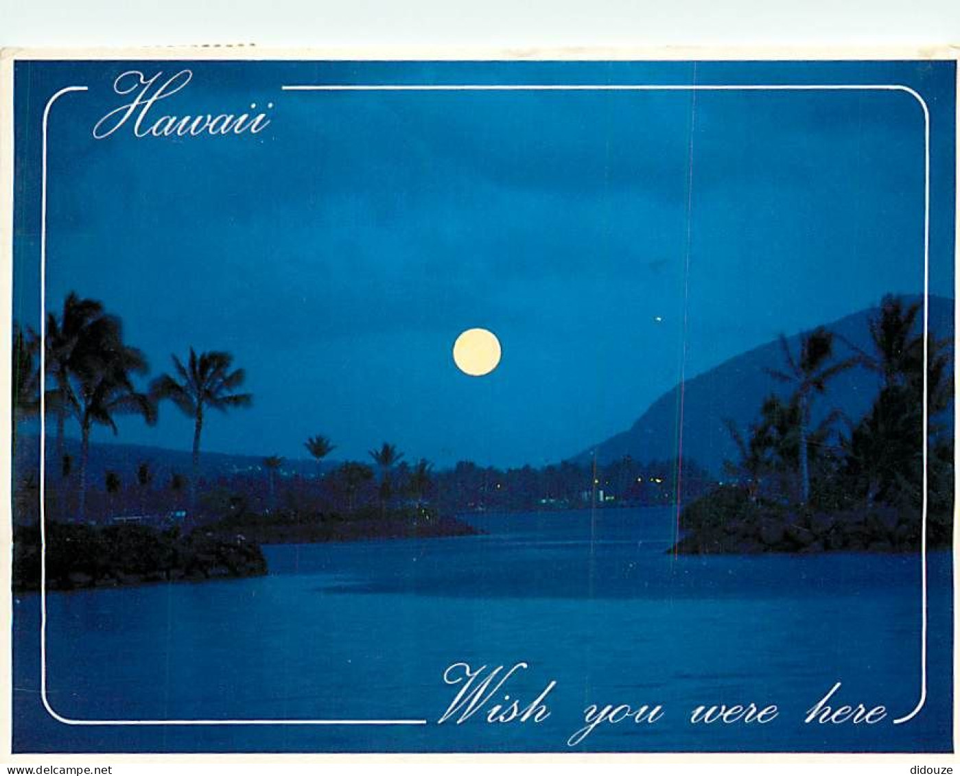 Carte Postale - Etats Unis - Hawaï - Full Moon - Pleine Lune - Etat de Hawaï - Hawaï State - CPM - Voir Timbre - Voir Sc