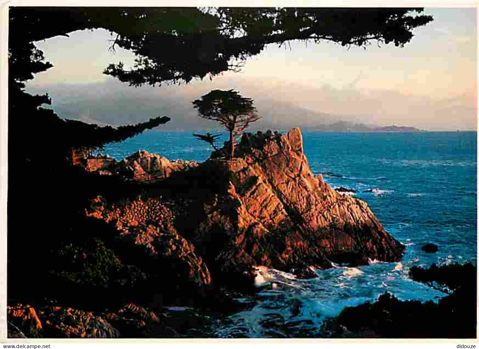 Carte Postale - Etats Unis - Midway Pt Lone Cypress 17 mile drive Pt Lobos with Santa Lucia Mtn s in distance - CPM - Vo
