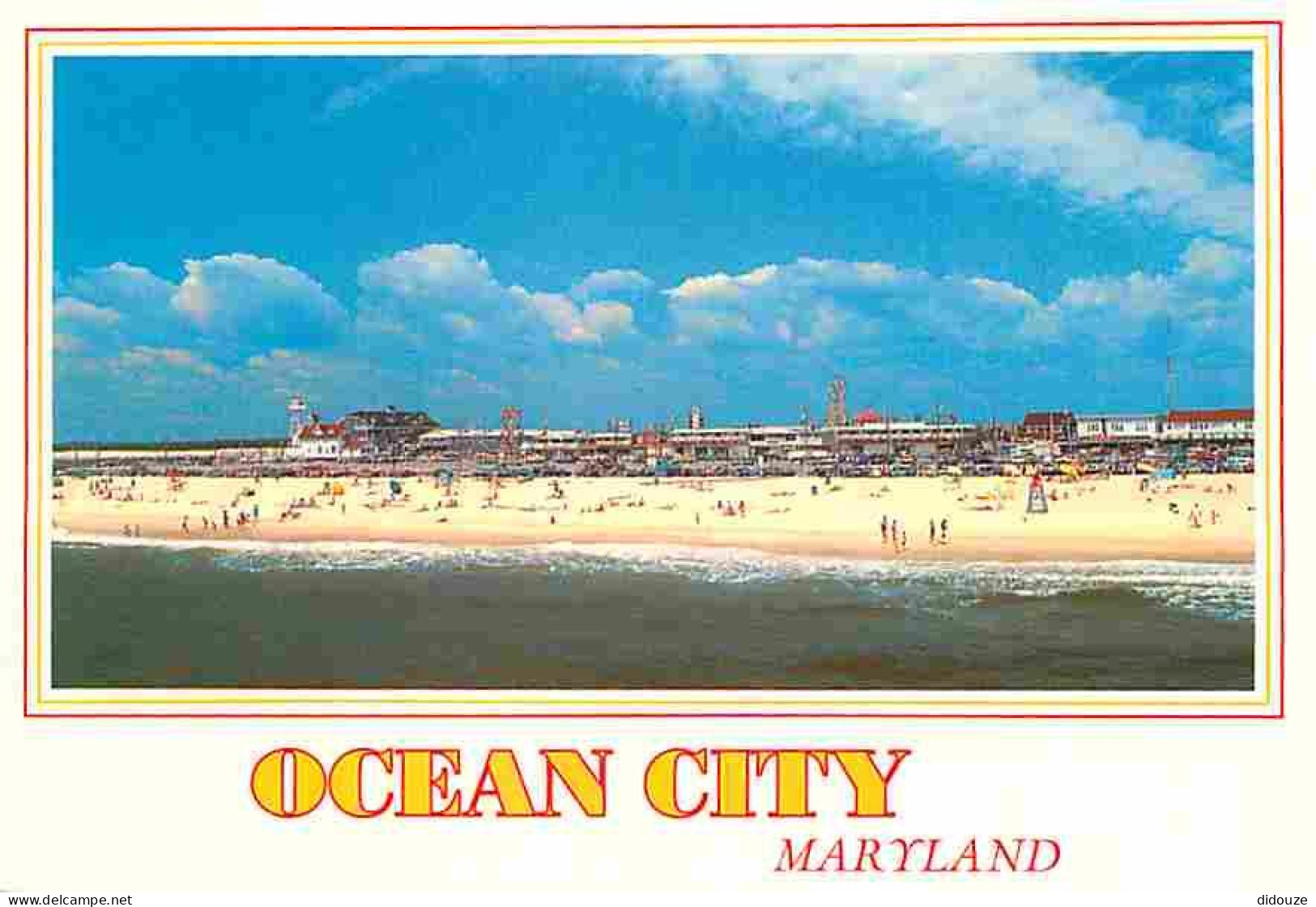 Carte Postale - Etats Unis - Ocean City - The South End of Océan City as seen from the pier - Plages - Carte Neuve - CPM