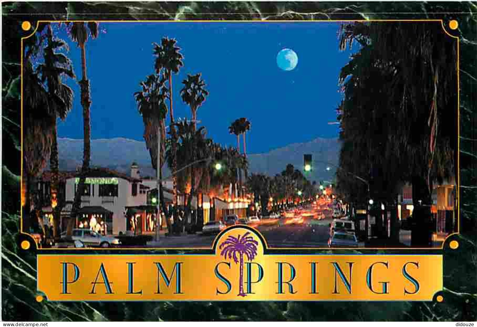 Carte Postale - Etats Unis - Palm Springs - Picturesque Palm Canyon Drive at Night - CPM - Voir Scans Recto-Verso - Posc