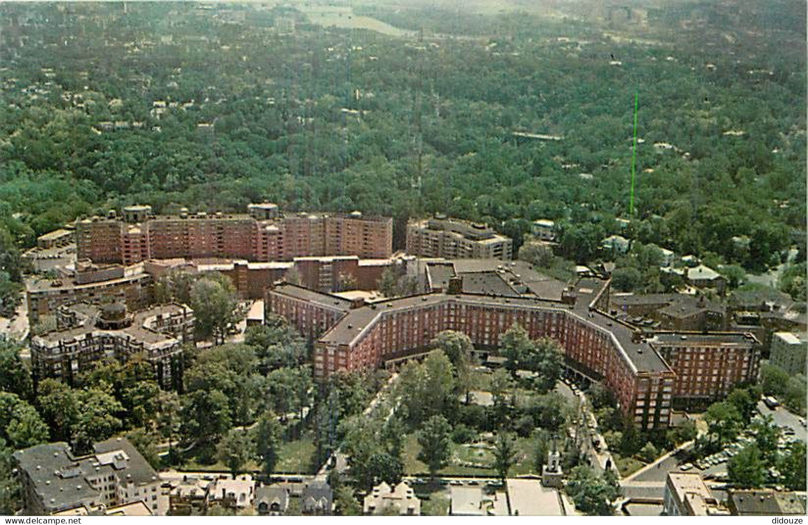 Carte Postale - Etats Unis - Washington DC - Sheraton Park Hotel and Motor Inn - Aerial view - Vue aérienne - Etat de Wa