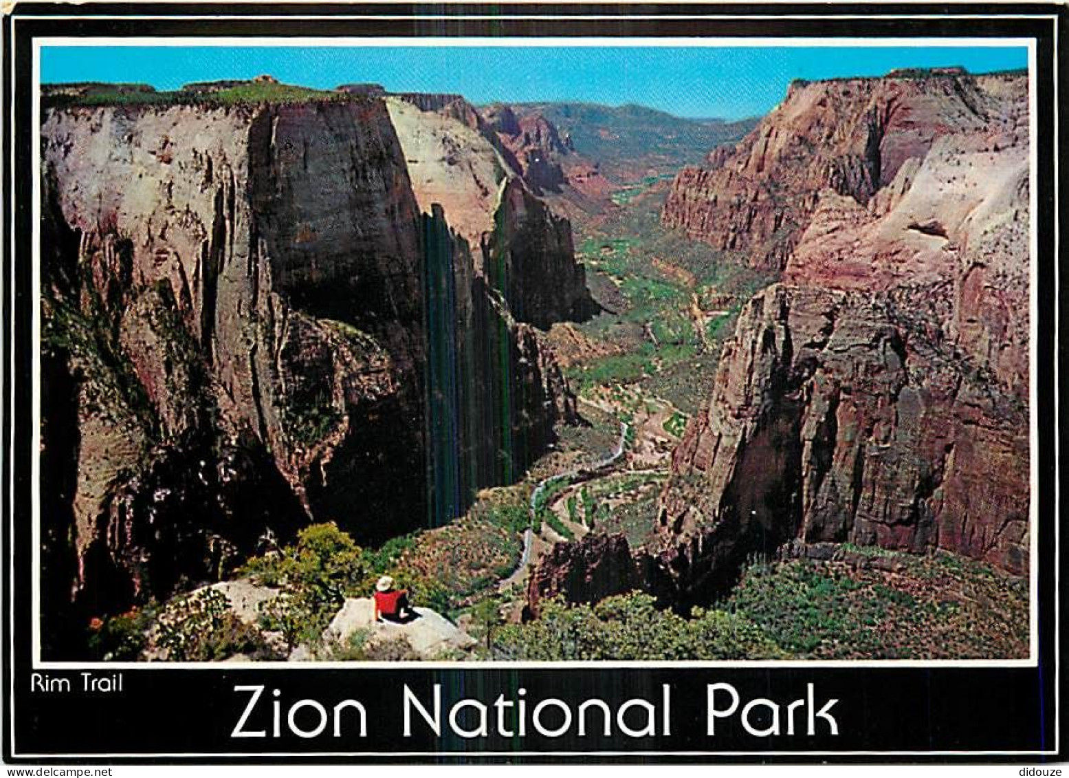 Carte Postale - Etats Unis - Zion National park - Zion Canyon from the Rim Trail - Etat de Utah - Utah State - CPM - Car