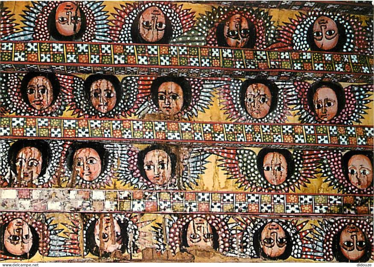 Carte Postale - Ethiopie - Gondar - Ancient religious paintings in Debra Berhan Selassie Church - CPM - Voir Scans Recto
