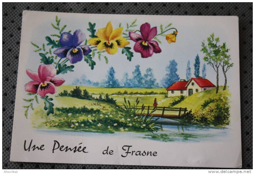 CARTE POSTALE  FETES VOEUX  Frasnes - lez - Anvaing Localisation: Pays Belgique , Région Wallonie, Province de Hainaut