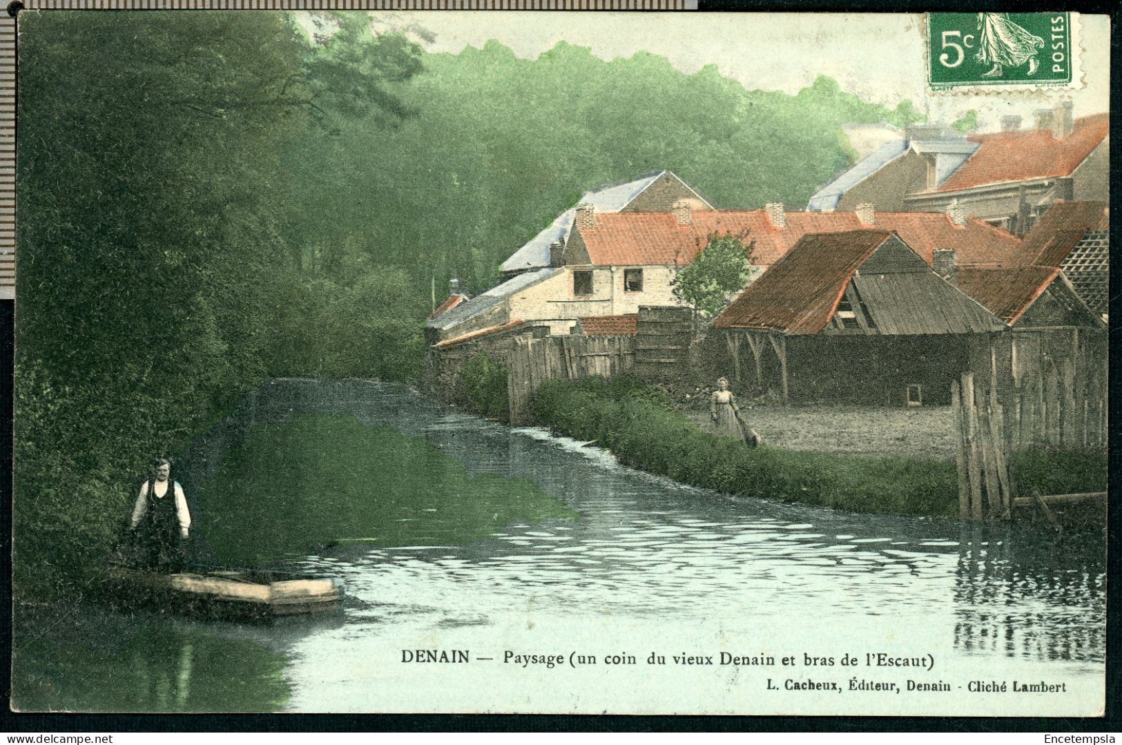 Carte Postale - France - Denain - Paysage (Un coin du Vieux Denain et bras de l'Escaut) (CP28080OK)