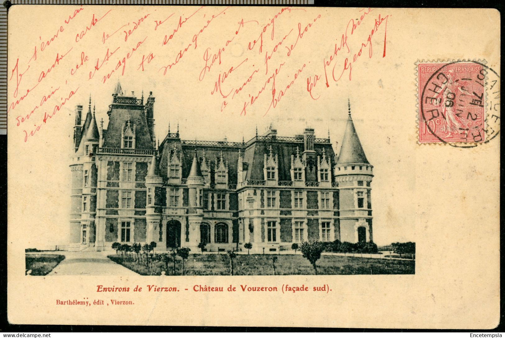 Carte Postale - France - Environs de Vierzon - Château de Vouzeron (CP28439)