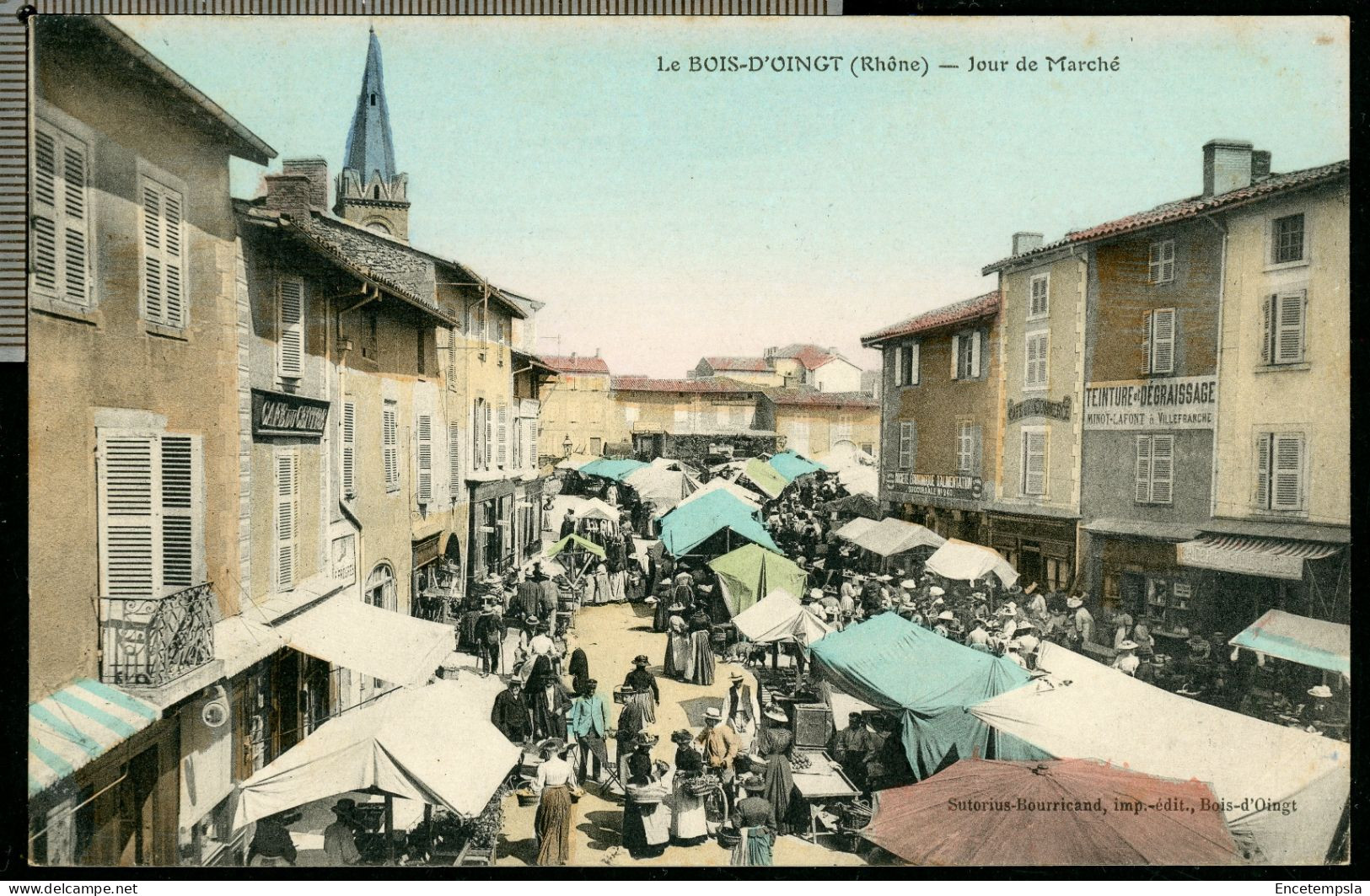 Carte Postale - France - Le Bois d'Oingt - Jour de Marché (CP28525OK)