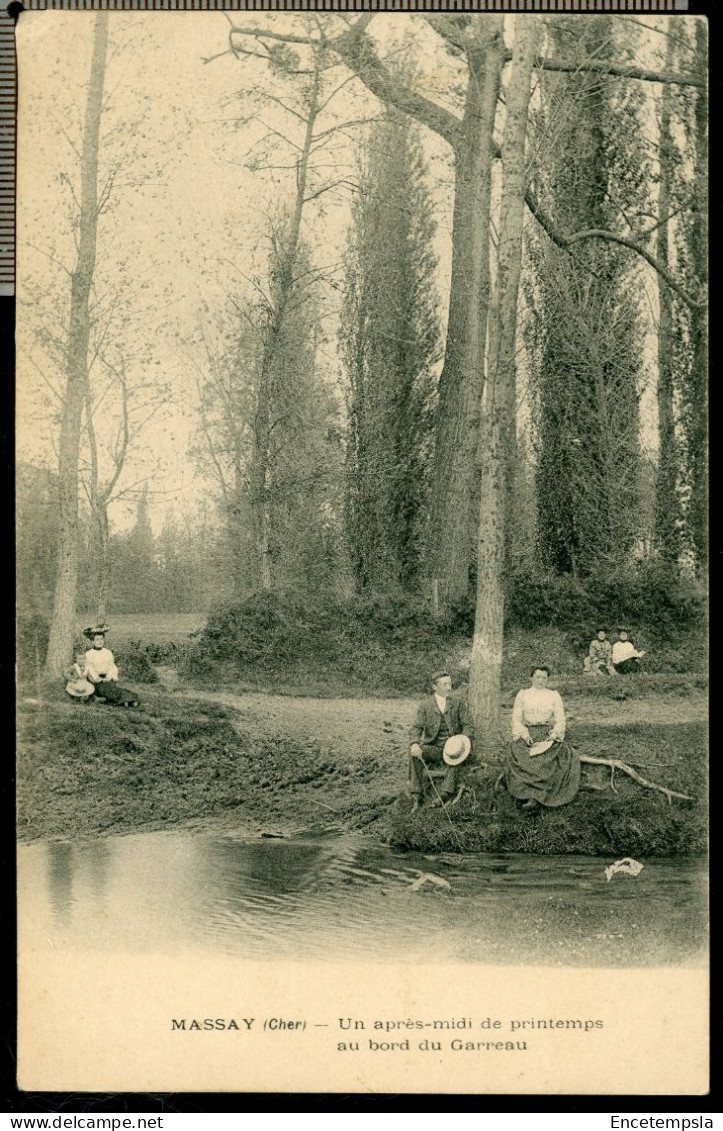 Carte Postale - France - Massay - Un Après-midi de printemps au Bord du Garreau  (CP28142)
