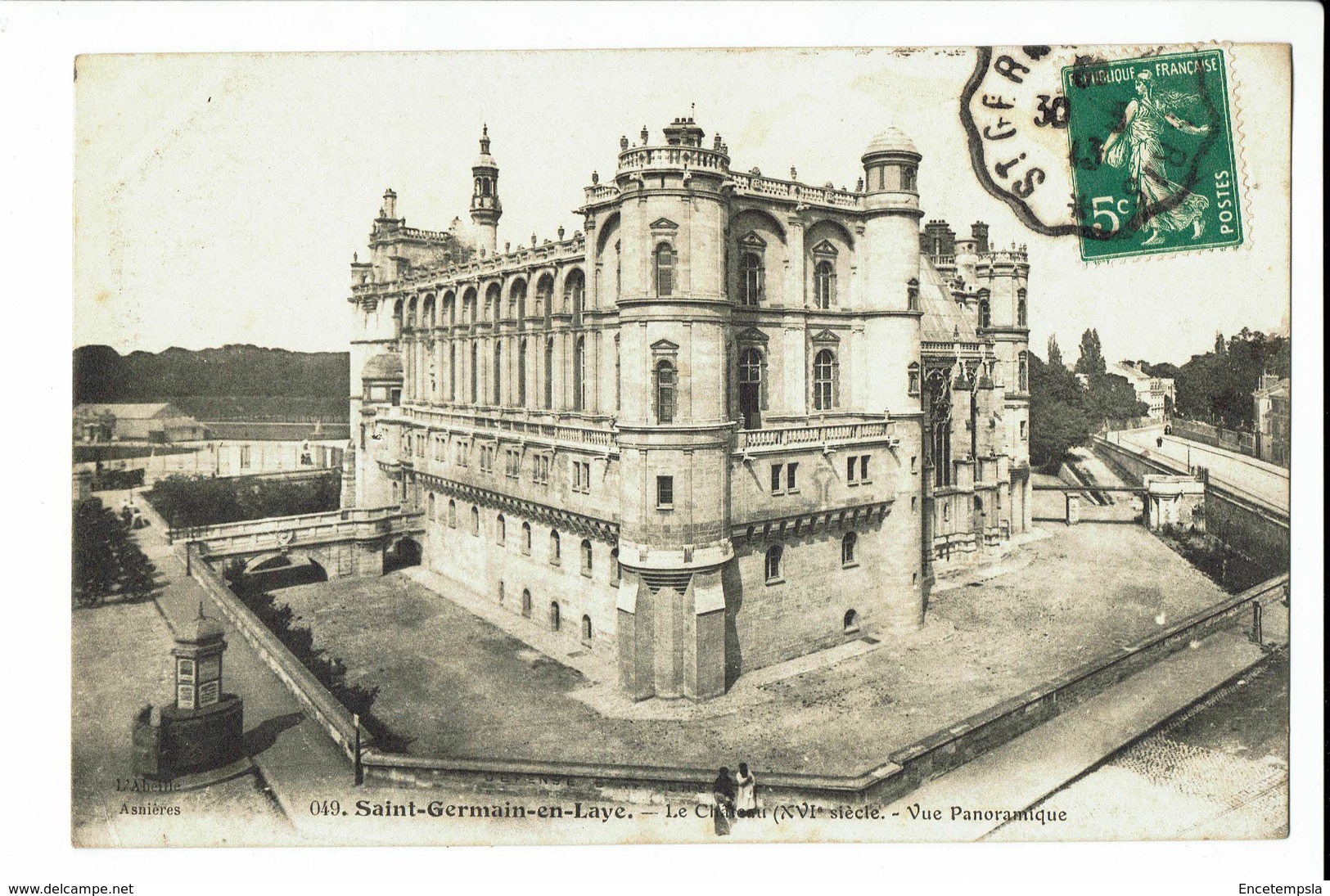 Carte Postale -  FRANCE - St. Germain en Laye - Son Château - 1913- S1311