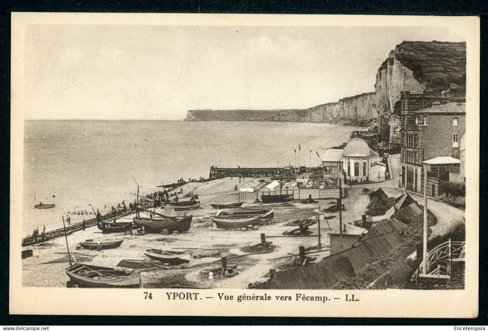 Carte Postale - France - Yport - Vue Générale vers Fécamp (CP26782)