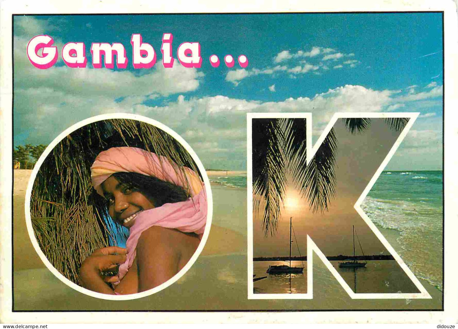 Carte Postale - Gambie - Gambia - Multivues - Sourire - CPM - Voir Scans Recto-Verso - Poscard - Carta Postal -  Postkar