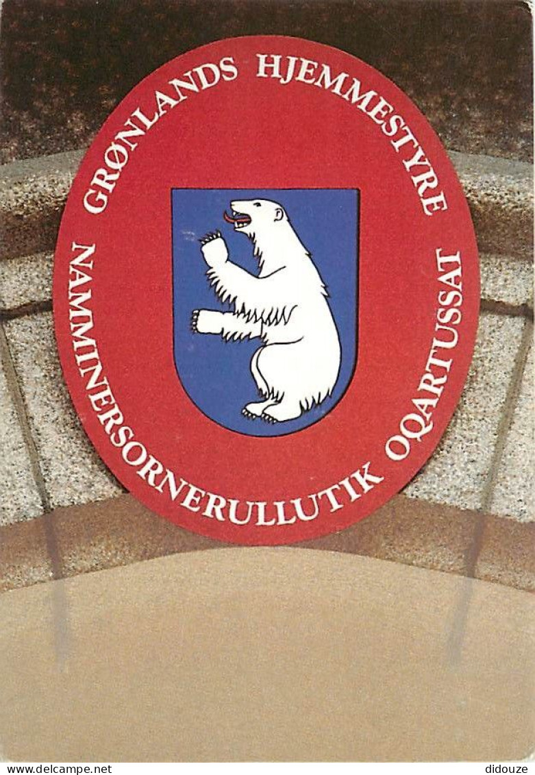 Carte Postale - Groenland - Blasons - Carte Neuve - CPM - Voir Scans Recto-Verso - Poscard - Carta Postal -  Postkarte