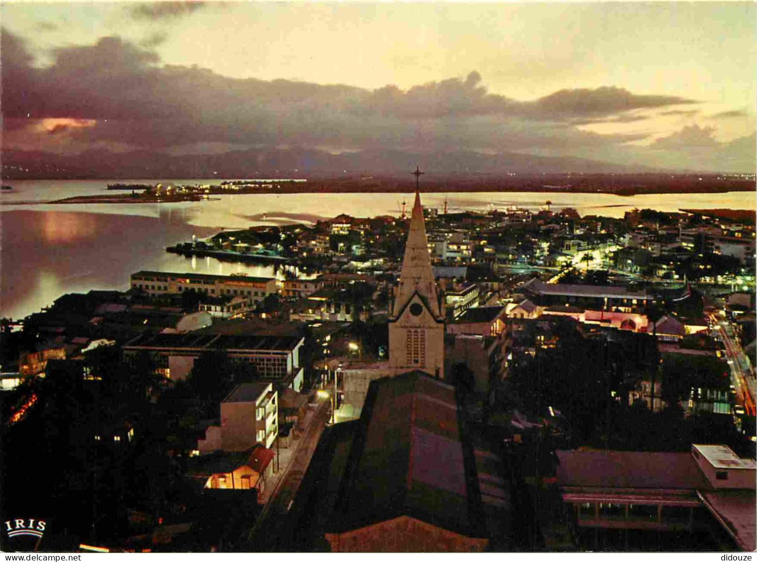 Carte Postale - Guadeloupe - Pointe-à-pitre - Vue de nuit pointe-à-pitre by night - CPM - Voir Scans Recto-Verso