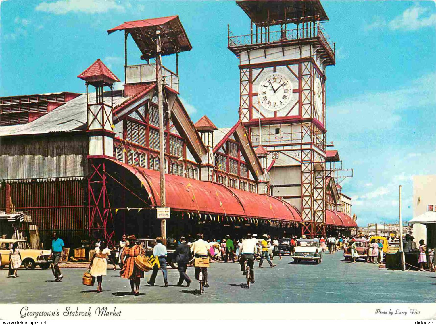 Carte Postale - Guyana - Georgetown - Stabroek Market - Marché - Automobiles - Horloge - CPM - Voir Scans Recto-Verso -