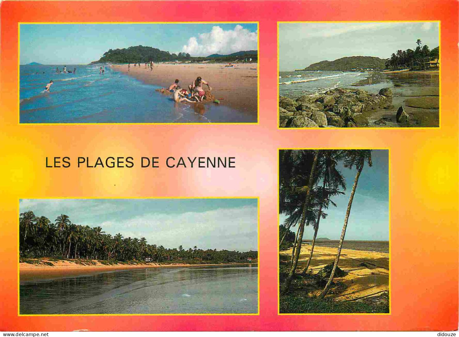 Carte Postale - Guyane - Cayenne - Les Plages de Cayenne - Multivues - CPM - Voir Scans Recto-Verso - Poscard - Carta Po