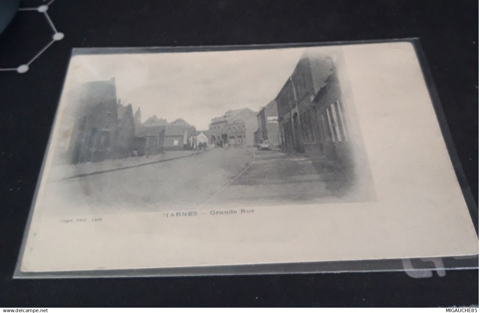 carte postale    HARNES  grande rue