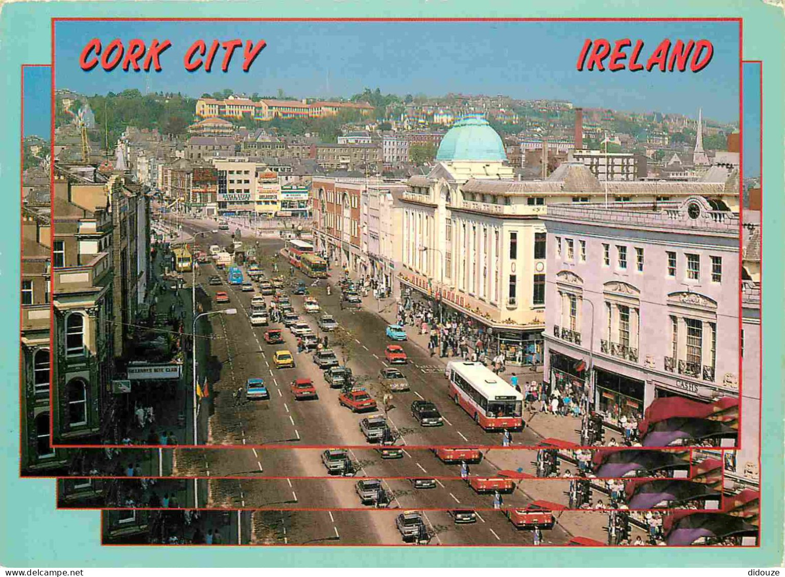 Carte Postale - Irlande - Cork City - Patrick's street - the principal city centre thoroughfare Cork is the third larges