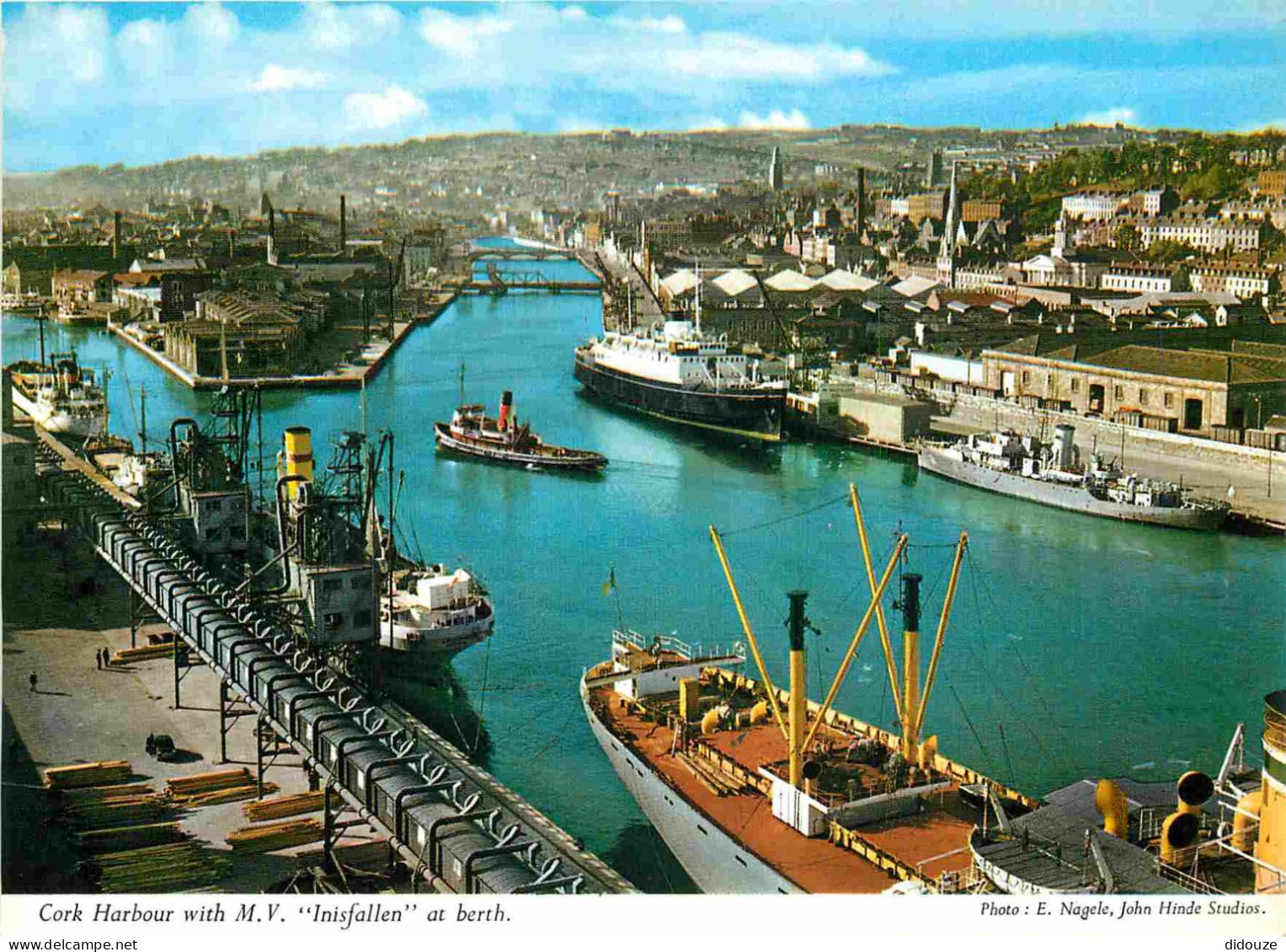 Carte Postale - Irlande - Cork - Cork City - Cork Harbour with M. V. Inisfallen at berth - Bateaux - Ireland - Irlanda -