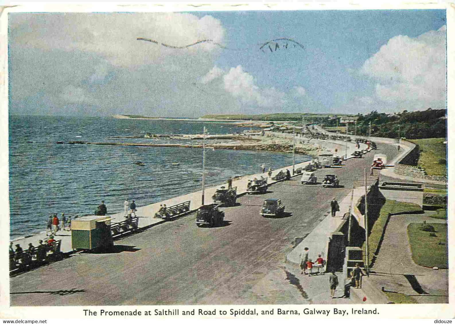 Carte Postale - Irlande - Galway - Galway Bay - The Promenade at Salthill and Road to Spiddal and Barna - Ireland - Irla