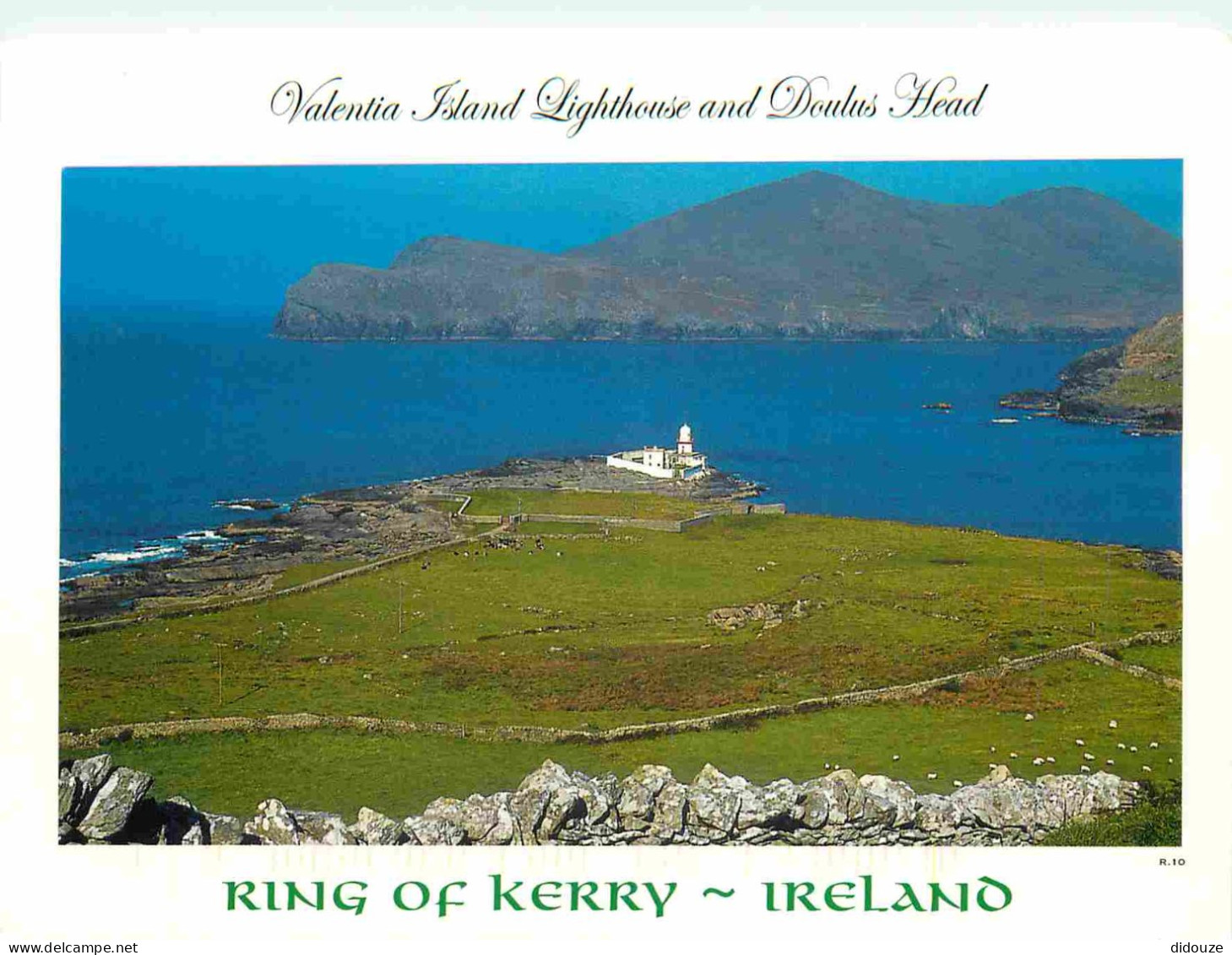 Carte Postale - Irlande - Kerry - Ring of Kerry - Valentia island lighthouse and Doulus head - Ireland - Irlanda - CPM -