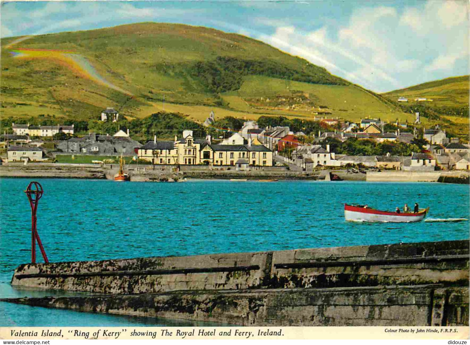 Carte Postale - Irlande - Valentia Island - Ring of Kerry showing the royal hotel and ferry - Co Kerry - CPM - Voir Scan