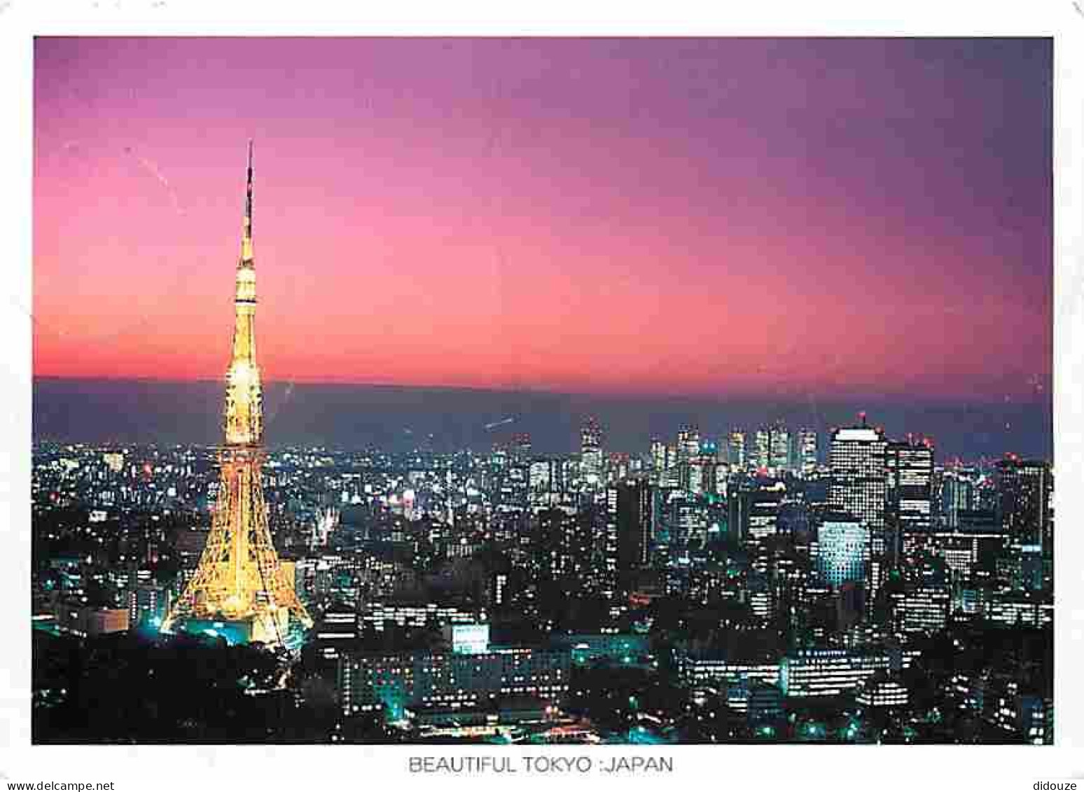Carte Postale - Japon - Tokyo - Tokyo Tower and Tokyo City in the evening - CPM - Voir Scans Recto-Verso - Poscard - Car