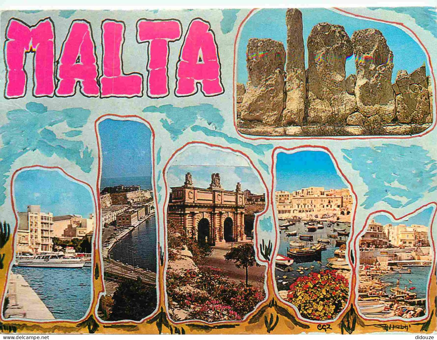 Carte Postale - Malte - Multivues - CPM - Voir Scans Recto-Verso - Poscard - Carta Postal -  Postkarte