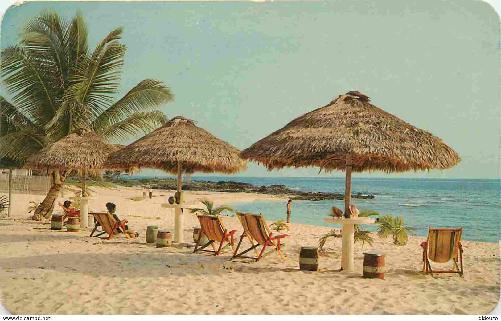 Carte Postale - Mexique - Isla de mujeres - Balneario pancholo - Station balnéaire pancholo - CPM 138 x 86 mm - Voir Sca