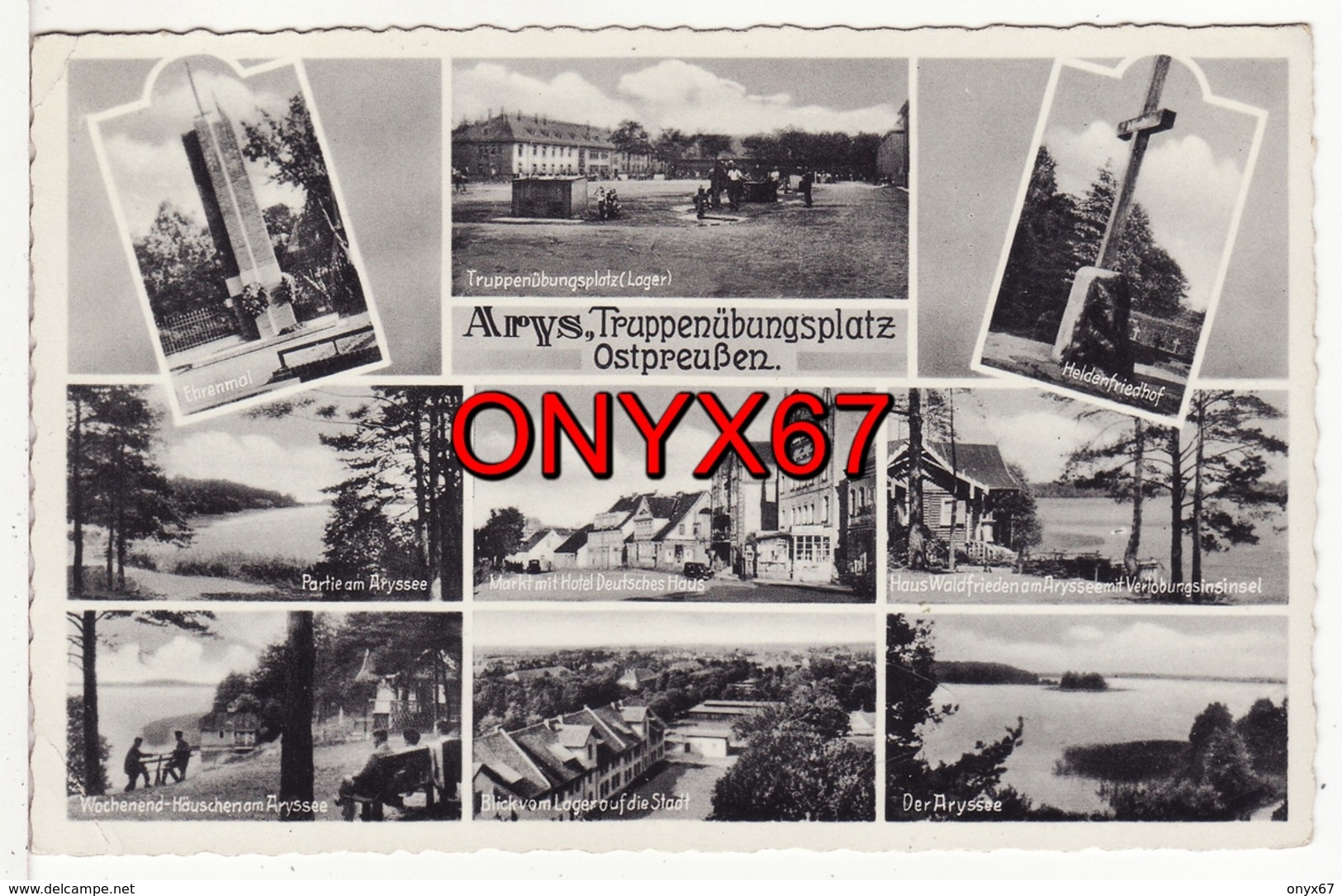 Carte Postale Photo ARYS (Kazakhstan-Russie-Ostpreussen) Truppenübungsplatz