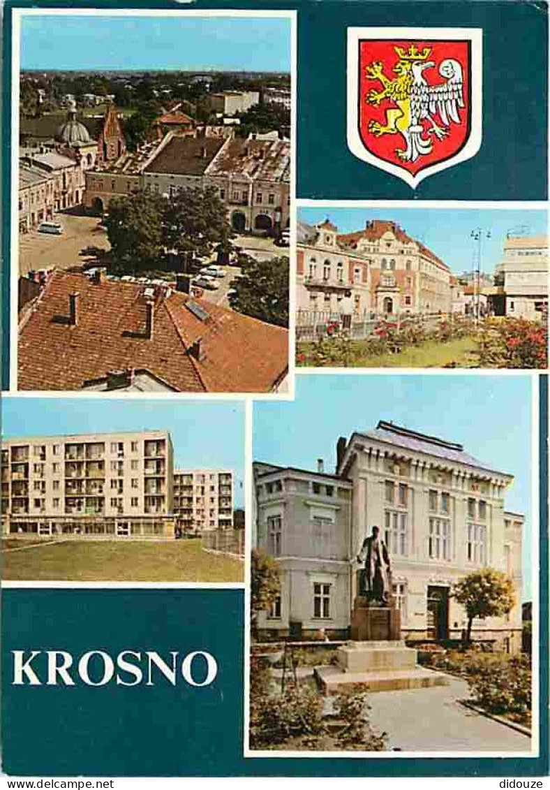 Carte Postale - Pologne - Krosno - Multivues - Blasons - Voir Timbre de Pologne - CPM - Voir Scans Recto-Verso - Poscard