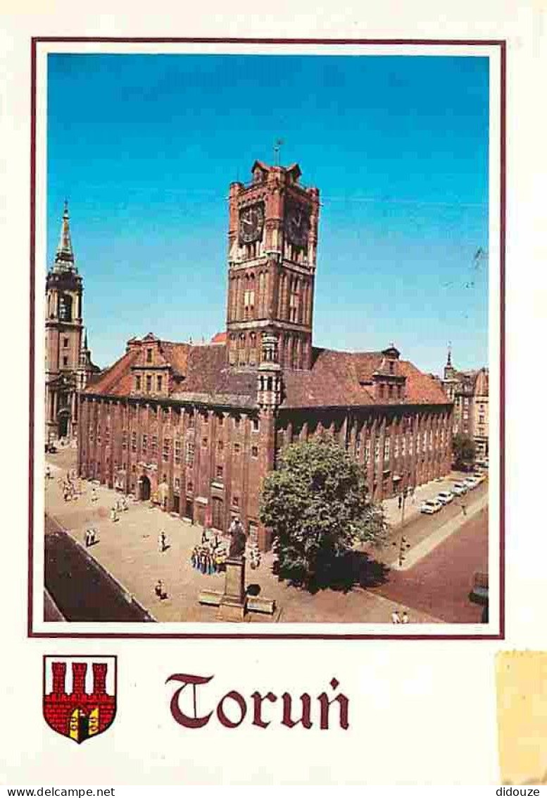 Carte Postale - Pologne - Torun - Ratusz Staromiejski - Blasons - Voir Timbre de Pologne - CPM - Voir Scans Recto-Verso