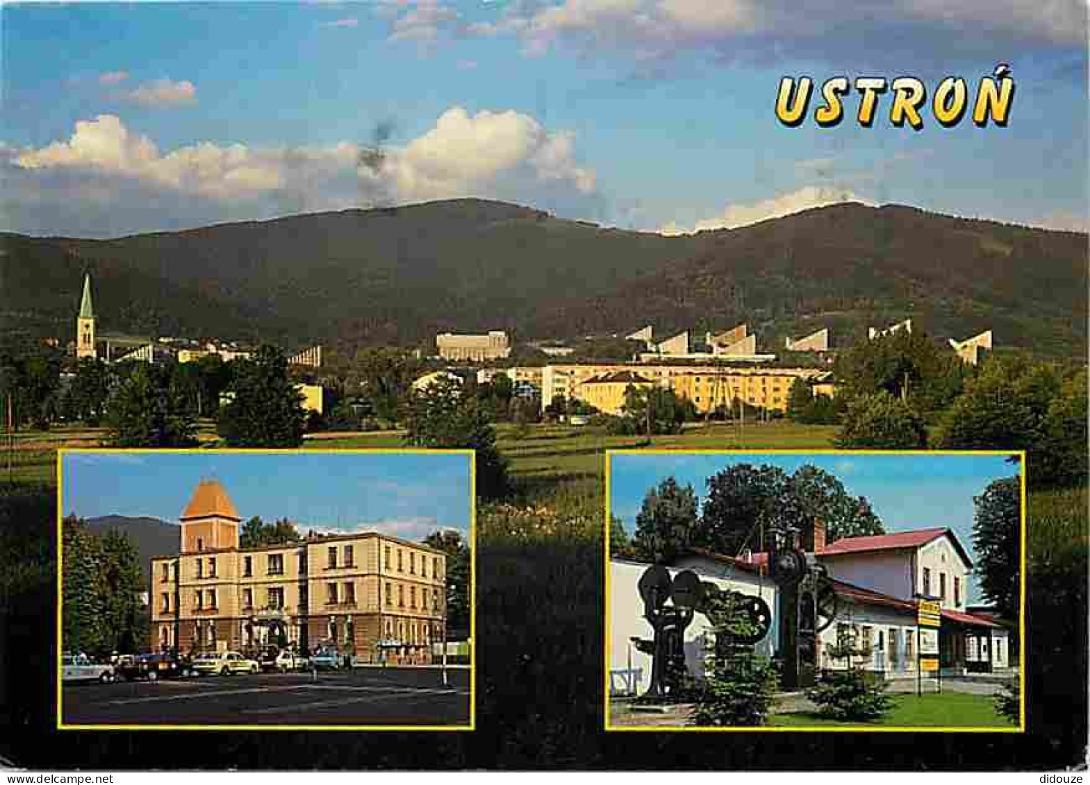 Carte Postale - Pologne - Ustron - Multivues - Automobiles - Voir Timbre de Pologne - CPM - Voir Scans Recto-Verso - Pos