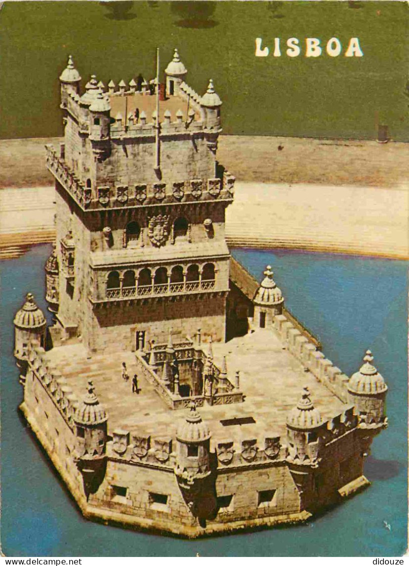 Carte Postale - Portugal - Lisboa - Torre de belém tower de belem belem tower - CPM - Voir Scans Recto-Verso - Poscard -