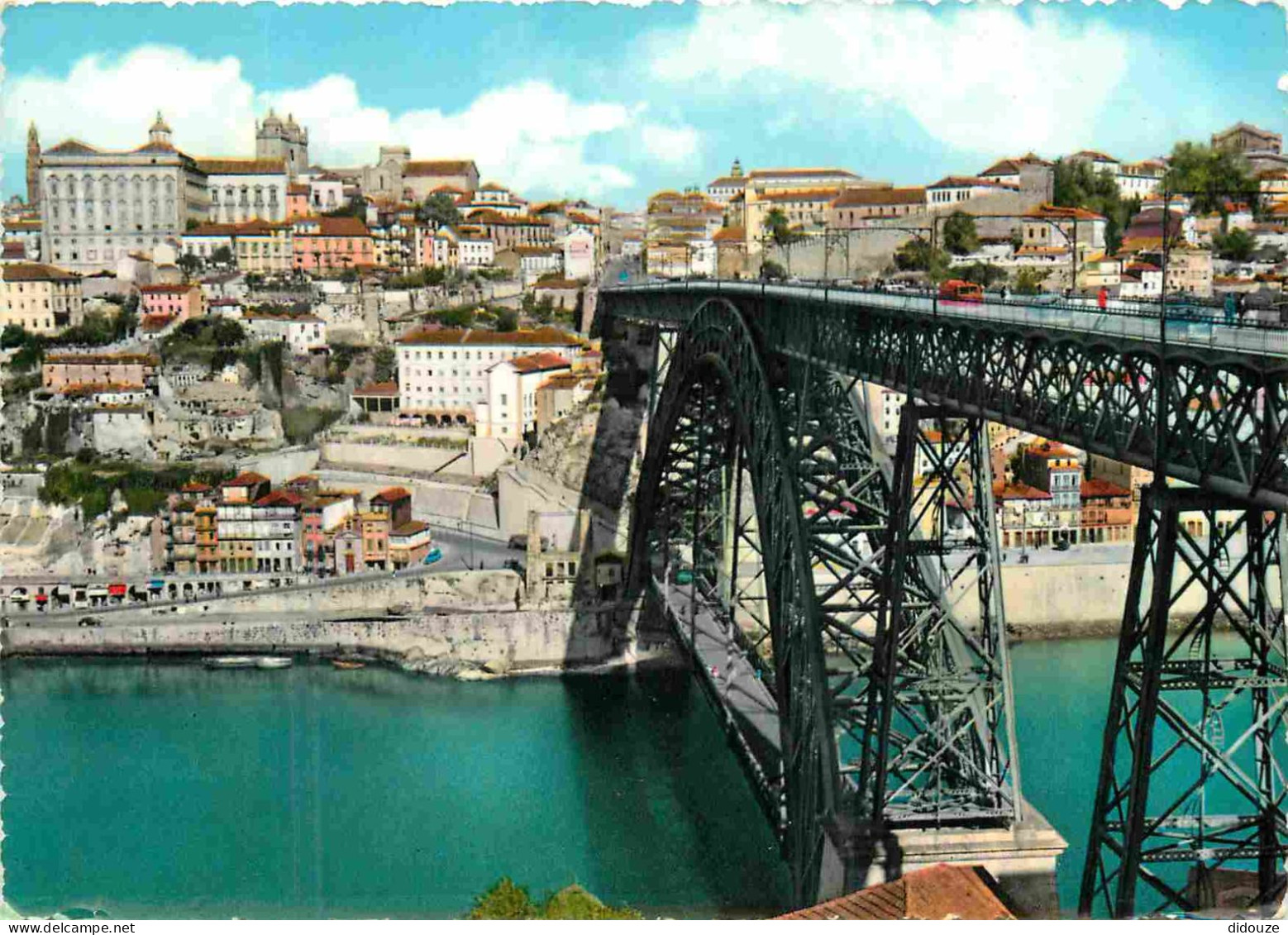 Carte Postale - Portugal - Porto - a ponte é una vista parcial - Porto - Porto - Carte Dentelée - CPM - Voir Scans Recto