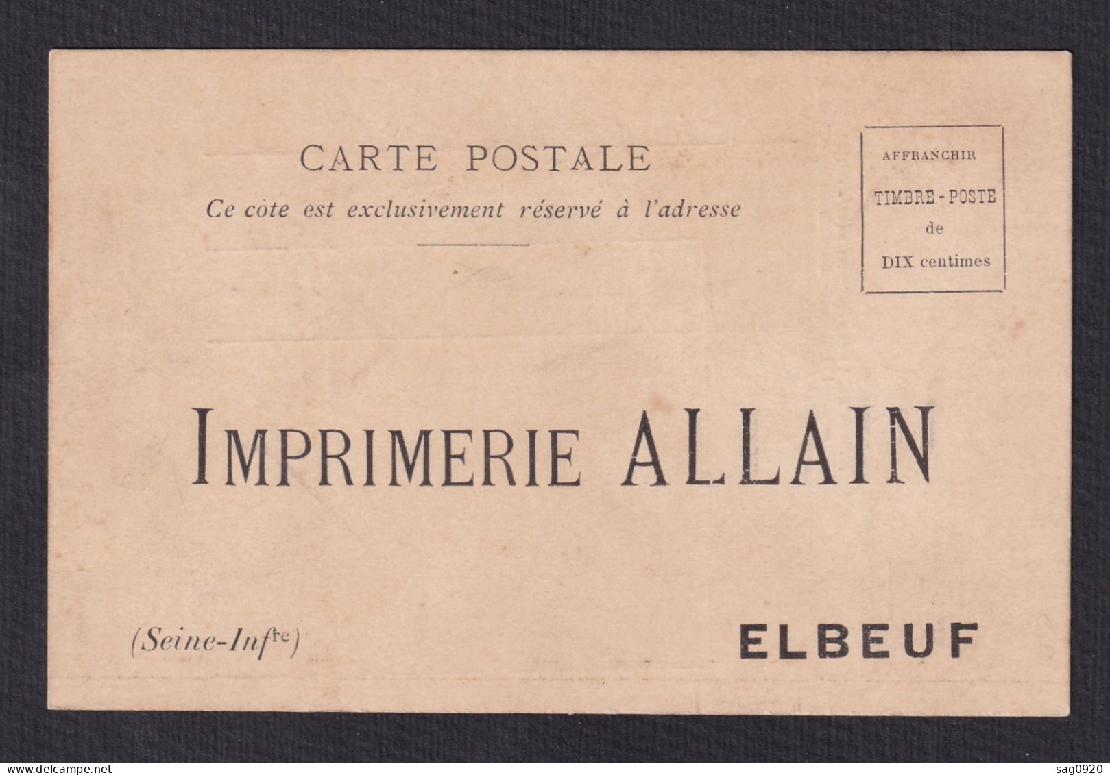 Carte postale - Repiquage IMPRIMERIE ALLAIN ELBEUF
