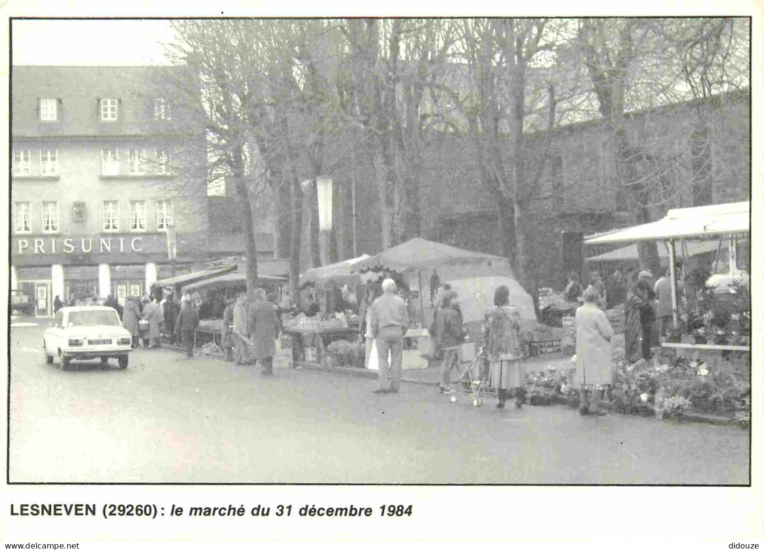 Carte Postale - Reproduction CPA - 29 Lesneven - Marché du 31 décembre 1984 - Automobiles - CPM - Voir Scans Recto-Verso