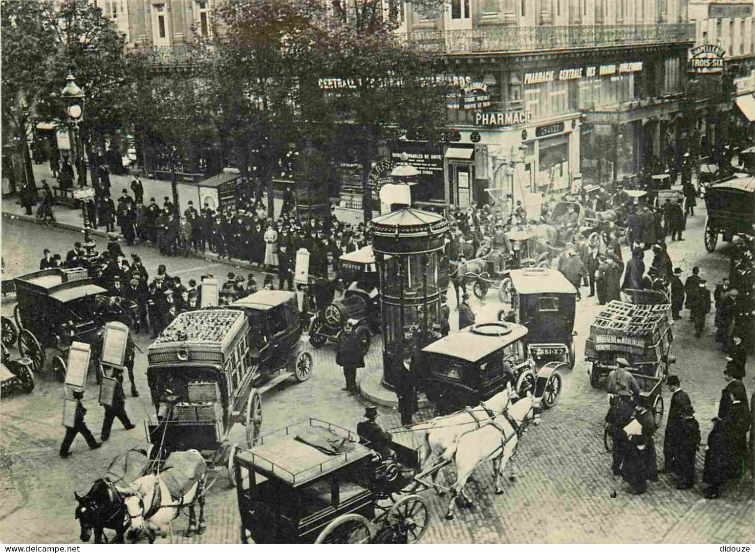 Carte Postale - Reproduction CPA - 75 Paris - Kiosque - Signal - Automobiles - Paris les Années Folles - 14 - CPM - Cart