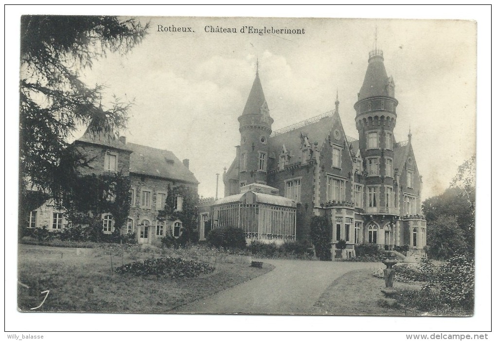 Carte Postale - ROTHEUX - Château d' Englebermont - Cachet Relais Neuville en Condroz - CPA  //