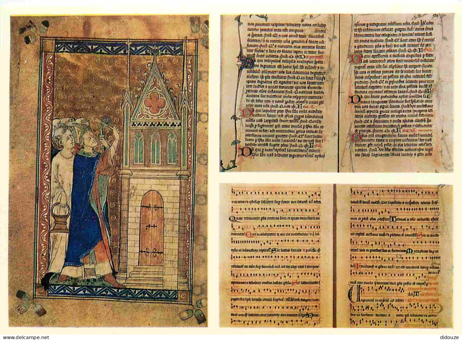 Carte Postale - Royaume-Uni - Pays de Galles - Bangor - Cathedral - Bishop anian's pontifical - 13th century - Art Relig